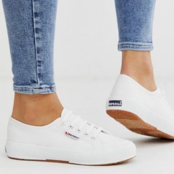 Superga 2750 Cotu Classic White Canvas Sneaker 9.5 - Picture 4 of 7
